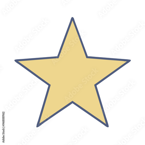 Shining Star Illuminating the Night Sky, Symbolizing Hope and Dreams