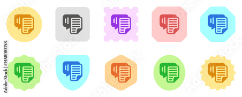 Editable speech recognition, transcription vector icon. AI technology, artificial intelligence. Part of a big icon set family. Perfect for web and app interfaces, presentations, infographics, etc
