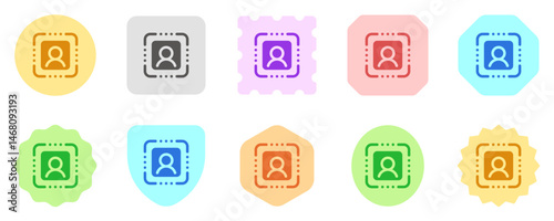 Editable user recognition, face, scan vector icon. AI technology, artificial intelligence, computer. Part of a big icon set family. Perfect for web and app interfaces, presentations, infographics, etc