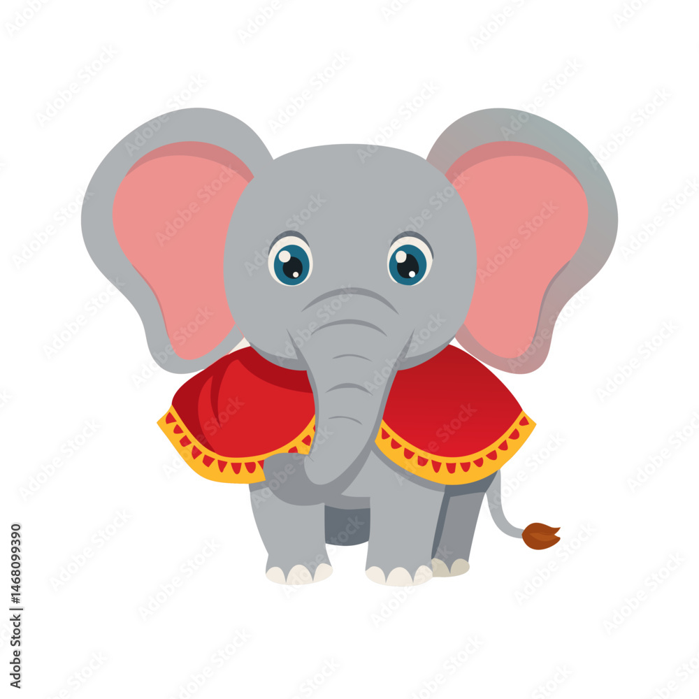 Naklejka premium Elephant: The Majestic Giant of the Animal Kingdom