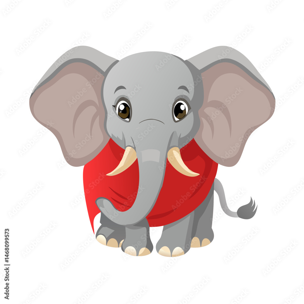 Naklejka premium Elephant: The Majestic Giant of the Animal Kingdom