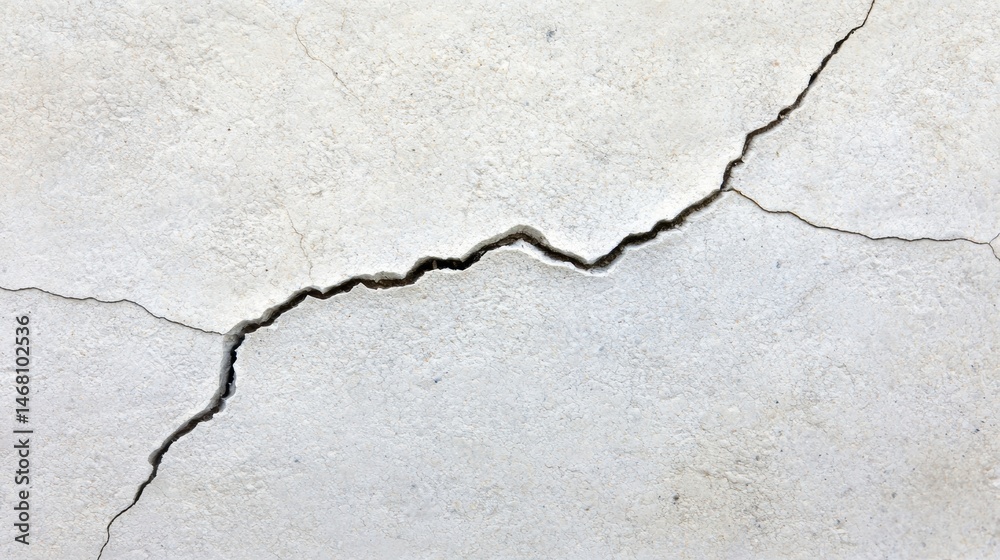 Obraz premium Cracked Concrete Wall