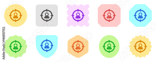 Editable headhunting, target, audience, marketing, users vector icon. Business, work, job, office. Part of a big icon set family. Perfect for web and app interfaces, presentations, infographics, etc