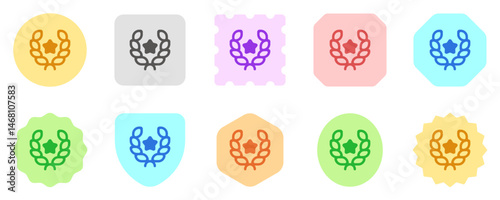 Editable award, laurel, achievement, nomination vector icon. Movie, cinema, entertainment. Part of a big icon set family. Perfect for web and app interfaces, presentations, infographics, etc