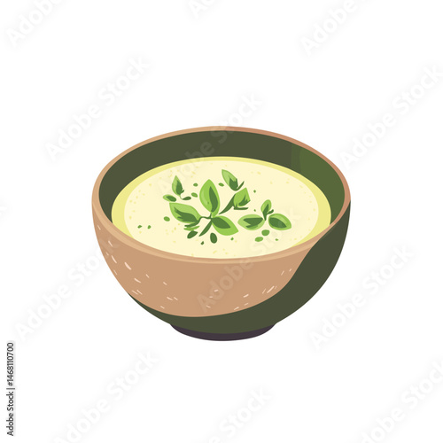 2D flat Haft-Seen vector illustration, isolated on a white background.