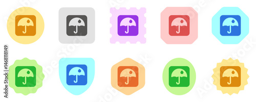 Editable keep from water sign vector icon. Shipping, delivery, e-commerce, transport, logistics. Part of a big icon set family. Perfect for web and app interfaces, presentations, infographics, etc