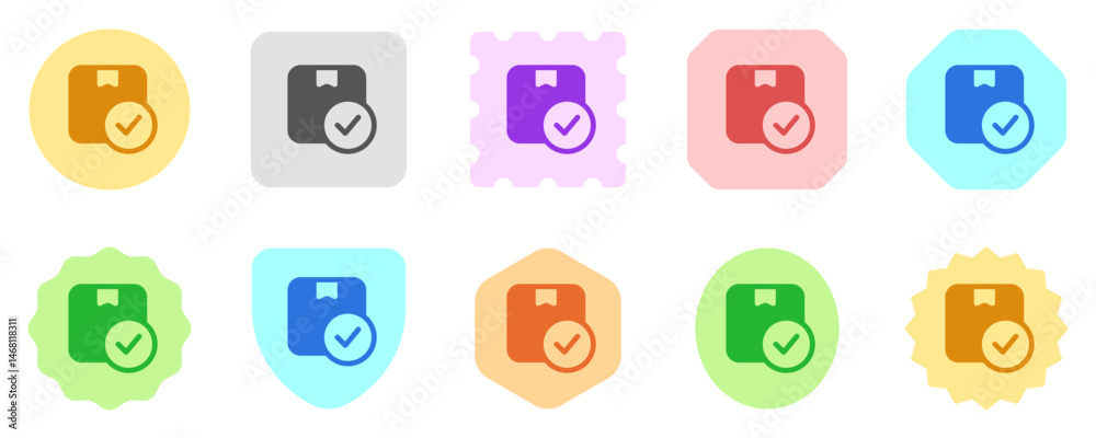 Editable package check vector icon. Shipping, delivery, e-commerce, transport, logistics. Part of a big icon set family. Perfect for web and app interfaces, presentations, infographics, etc Editable package check vector icon. Shipping, delivery, e-commerce, transport, logistics. Part of a big icon set family. Perfect for web and app interfaces, presentations, infographics, etc