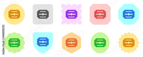 Editable razor blade vector icon. Barbershop, lifestyle, grooming. Part of a big icon set family. Perfect for web and app interfaces, presentations, infographics, etc