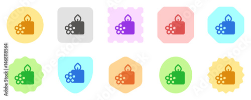 Editable aromatic candle vector icon. Wellness, spa, relaxation. Part of a big icon set family. Perfect for web and app interfaces, presentations, infographics, etc