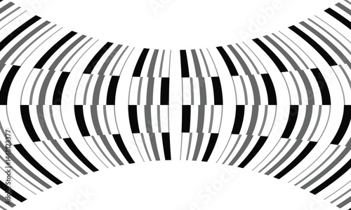 abstract black grey big small irregular squeeze line pattern.