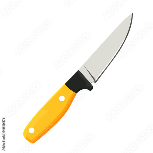 Utility Knife 2D flat vector illustration, isolated on a white background.