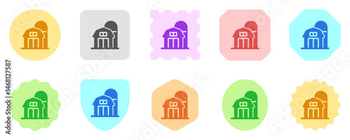 Editable silo barn vector icon. Farm, building, structure. Part of a big icon set family. Perfect for web and app interfaces, presentations, infographics, etc