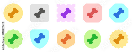 Editable dog chewing bone vector icon. Veterinary, animal, pet care, pet shop. Part of a big icon set family. Perfect for business, web and app interfaces, presentations, infographics, etc