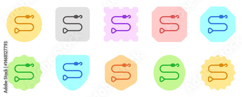 Editable leash vector icon. Veterinary, animal, pet care, pet shop. Part of a big icon set family. Perfect for web and app interfaces, presentations, infographics, etc