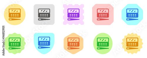 Editable blusher vector icon. Cosmetics, makeup, skincare, beauty. Part of a big icon set family. Perfect for web and app interfaces, presentations, infographics, etc