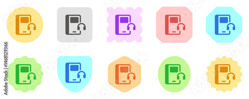 Editable audio book vector icon. Online learning, course, tutorial. Part of a big icon set family. Perfect for web and app interfaces, presentations, infographics, etc