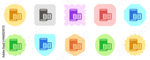 Editable e-book reader app vector icon. Online learning, course, tutorial. Part of a big icon set family. Perfect for web and app interfaces, presentations, infographics, etc
