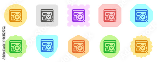 Editable usability check, evaluation vector icon. Part of a big icon set family. Perfect for web and app interfaces, presentations, infographics, etc