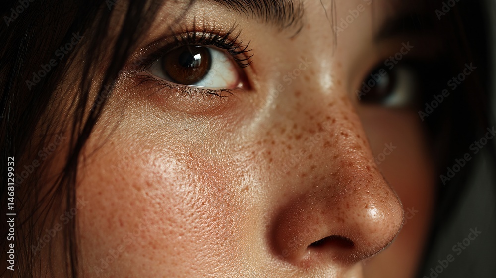 Fototapeta premium Close-up of a woman's face