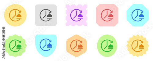 Editable non-stop order, service, cooking vector icon. Part of a big icon set family. Perfect for web and app interfaces, presentations, infographics, etc