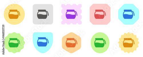 Editable coffee decanter vector icon. Cafe, coffee shop, restaurant, drink, beverages. Part of a big icon set family. Perfect for web and app interfaces, presentations, infographics, etc
