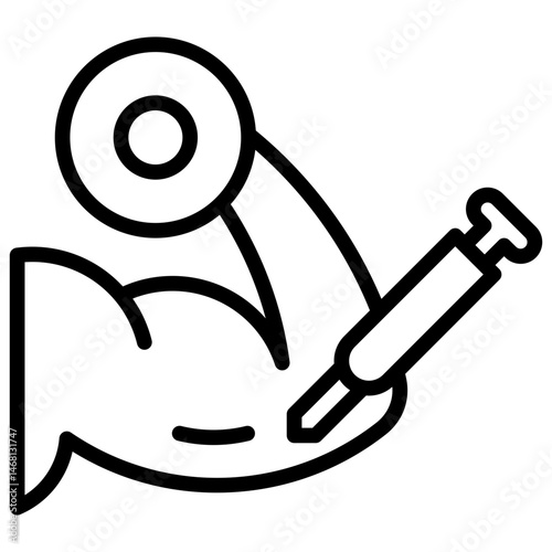 Steroid Injection Icon