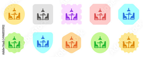 Editable restaurant seat vector icon. Food, restaurant. Part of a big icon set family. Perfect for web and app interfaces, presentations, infographics, etc