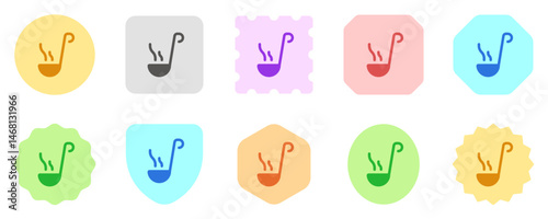 Editable soup laddle vector icon. Food, restaurant. Part of a big icon set family. Perfect for web and app interfaces, presentations, infographics, etc