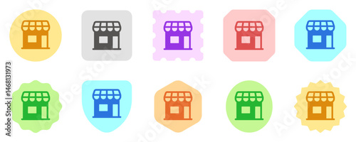Editable store building vector icon. Food, restaurant. Part of a big icon set family. Perfect for web and app interfaces, presentations, infographics, etc