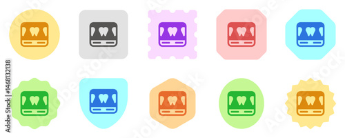 Editable dental scan vector icon. Dentistry, healthcare, medical. Part of a big icon set family. Perfect for web and app interfaces, presentations, infographics, etc