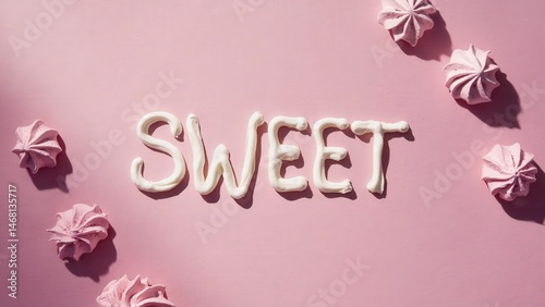 Word sweet designed with ic...