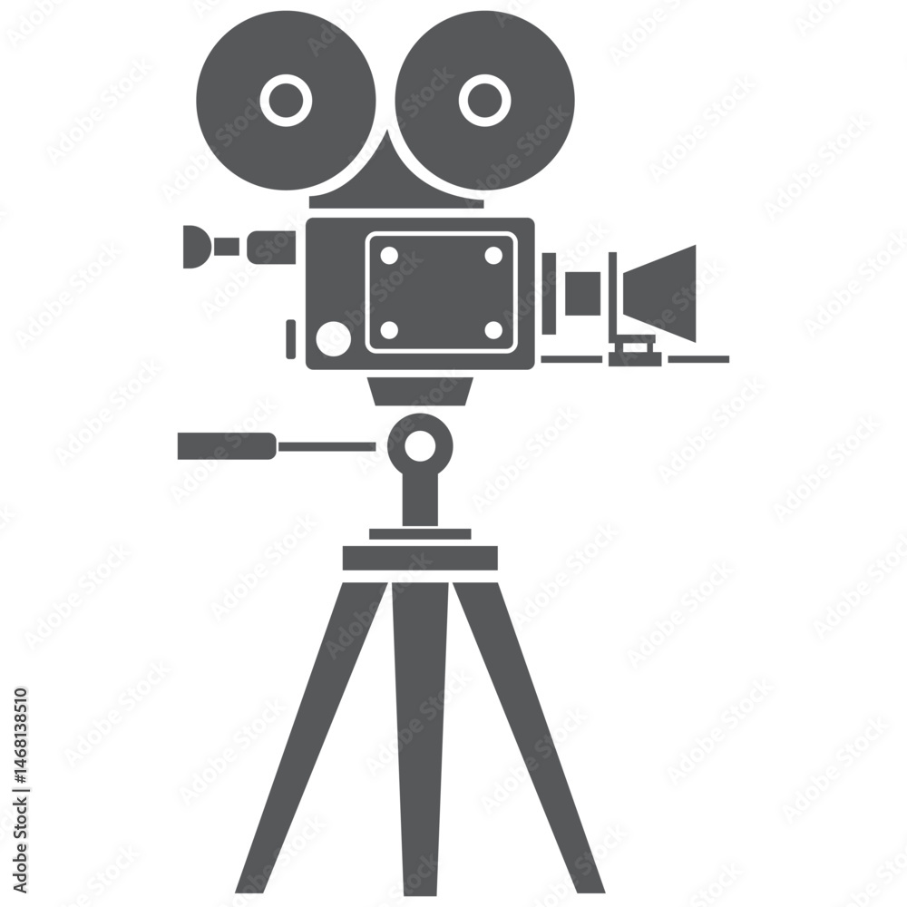 Obraz premium Video Camera icon on transparent background