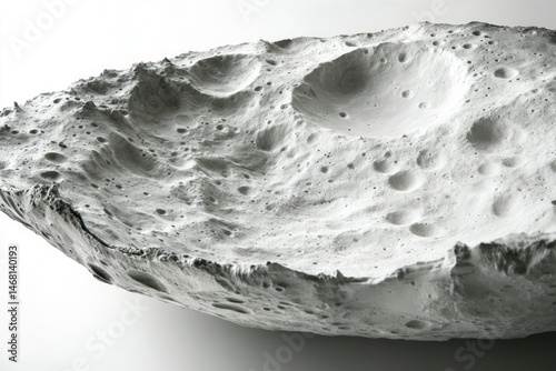 A detailed model of a lunar surface, showcasing craters and texture.