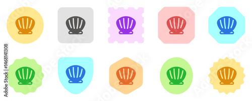 Editable sea shell vector icon. Part of a big icon set family. Perfect for web and app interfaces, presentations, infographics, etc