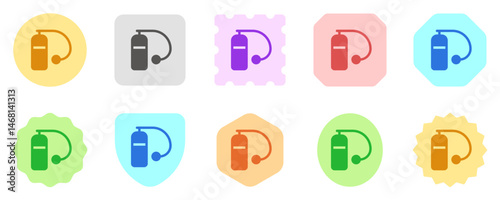 Editable oxygen tank vector icon. Part of a big icon set family. Perfect for web and app interfaces, presentations, infographics, etc