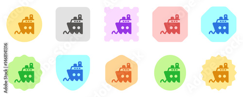 Editable cruise ship vector icon. Part of a big icon set family. Perfect for web and app interfaces, presentations, infographics, etc