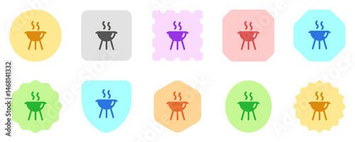 Editable bbq pot, grill vector icon. Part of a big icon set family. Perfect for web and app interfaces, presentations, infographics, etc