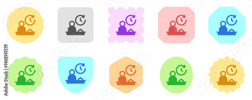 Editable receptionist vector icon. Part of a big icon set family. Perfect for web and app interfaces, presentations, infographics, etc