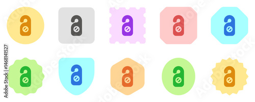 Editable door tag vector icon. Part of a big icon set family. Perfect for web and app interfaces, presentations, infographics, etc