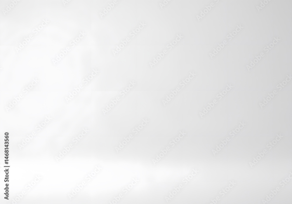 Obraz premium Clean White Minimalist Background with Soft Light and Gradient, Perfect for Product Displays, Websites, and Presentations