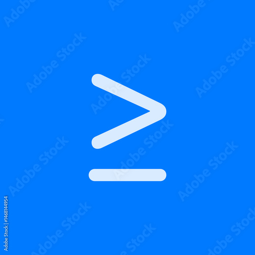 Greater Than Or Equal Icon