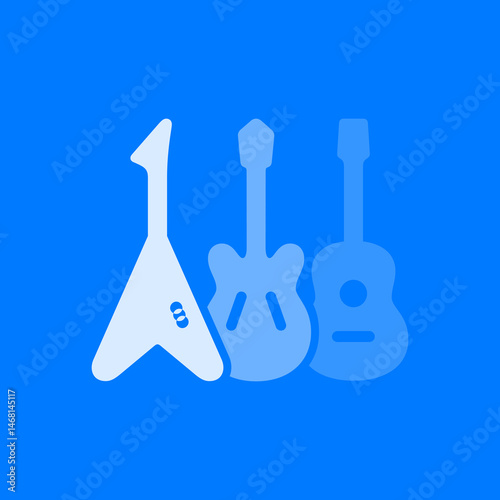 Filled Guitars Icon