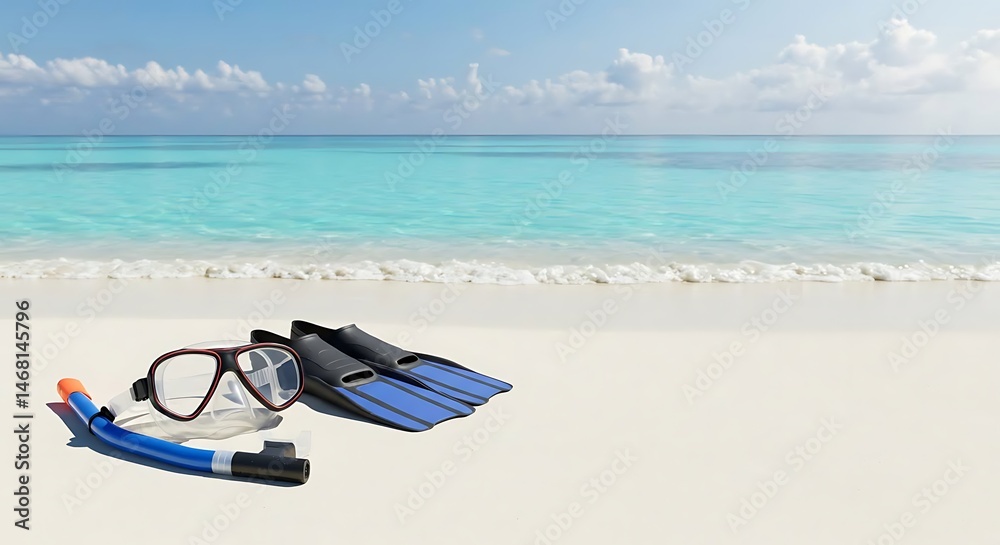 Obraz premium Unveiling the Allure of Snorkeling A Comprehensive Guide to Discovering the Underwater Wonders Exploring Marine Ecosystems through Snorkeling Adventures and Immersing Yourself in Aquatic Realms