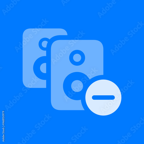 Speaker Remove Badge Filled Icon