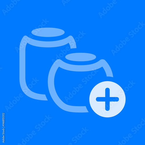 HomePod and Mini with Plus Badge Icon
