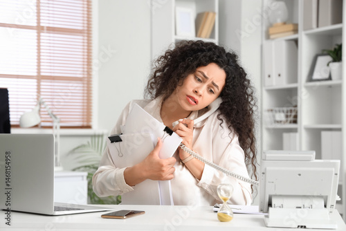 Stressed African-American b...