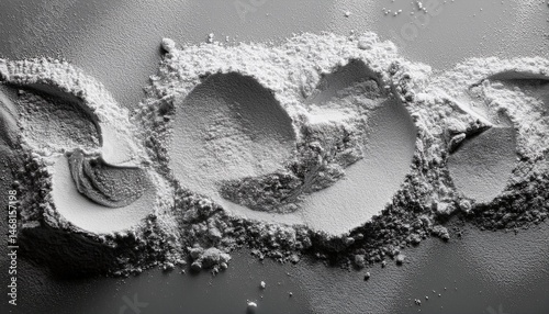 powdered gray background