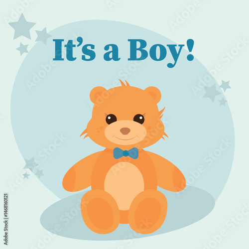 baby shower card, family celebrations, gender party, gender reveal, baby boy or girl, team pink blue, expecting, baby surprice, pregnancy celebrations,, vector illusttration of a gender reveal party