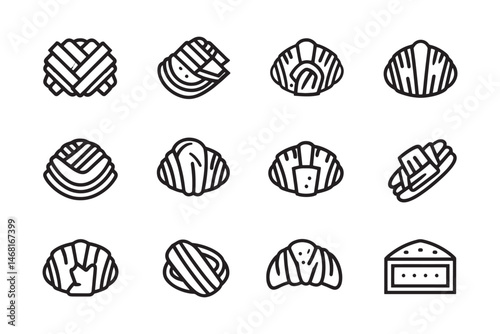 Ultra Minimal Danish Pastry Sketch