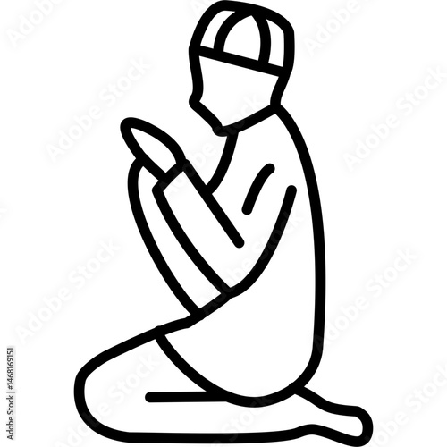 Prayer Pose Icon